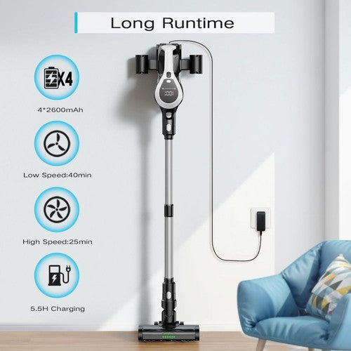 Aspirateur sans fil MOOSOO YC1, aspiration élevée 12 kPa Aspirateur sans fil MOOSOO YC1, aspiration élevée 12 kPa